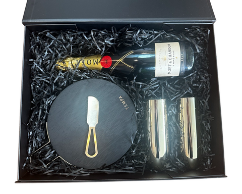 Black and Gold Gift Box - Gifted Design Gift Boxes Perth