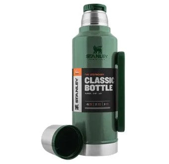 STANLEY CLASSIC 530ML 18OZ INSULATED VACUUM WATER BOTTLE - GREEN